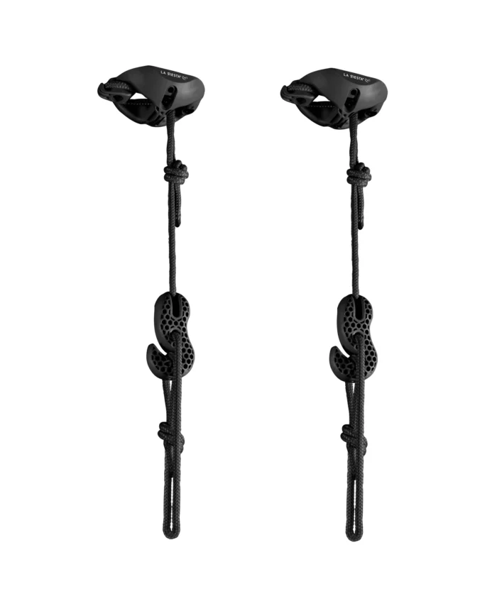 La Siesta detalių komplektas hamako montavimui prie sienų ar lubų, juodas