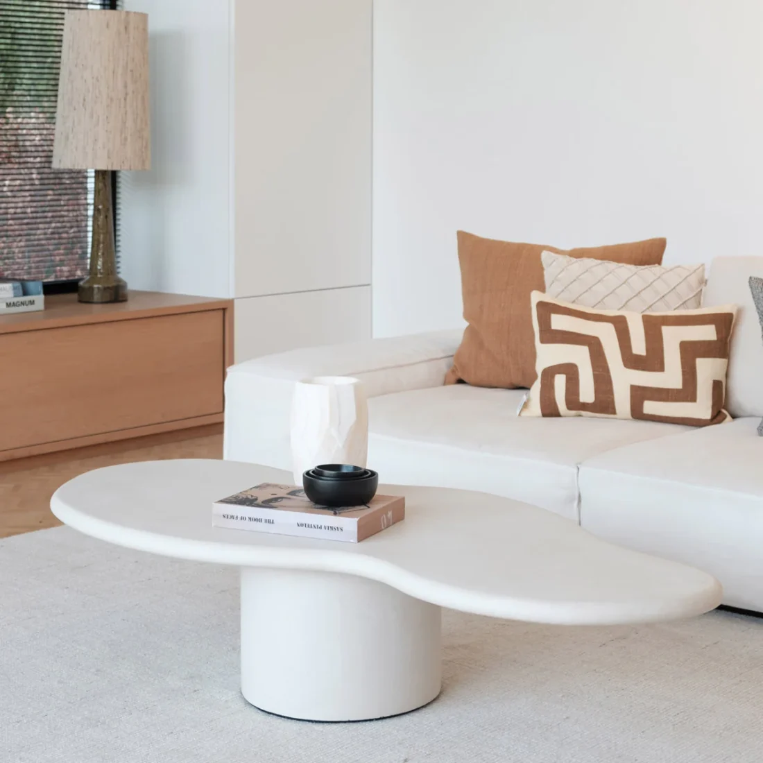 Kavos staliukas Cherbourg, "MicroSkin" betoninis paviršius, 160x70cm