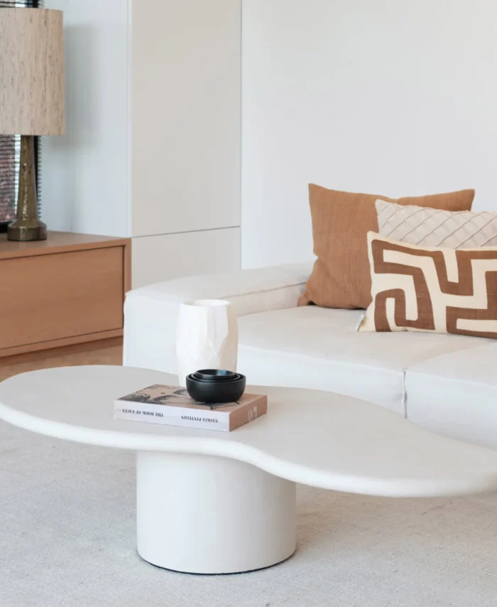 Kavos staliukas Cherbourg, "MicroSkin" betoninis paviršius, 160x70cm