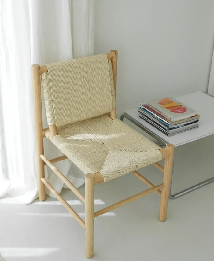 Valgomojo kėdė CHARLY, šviesaus medžio