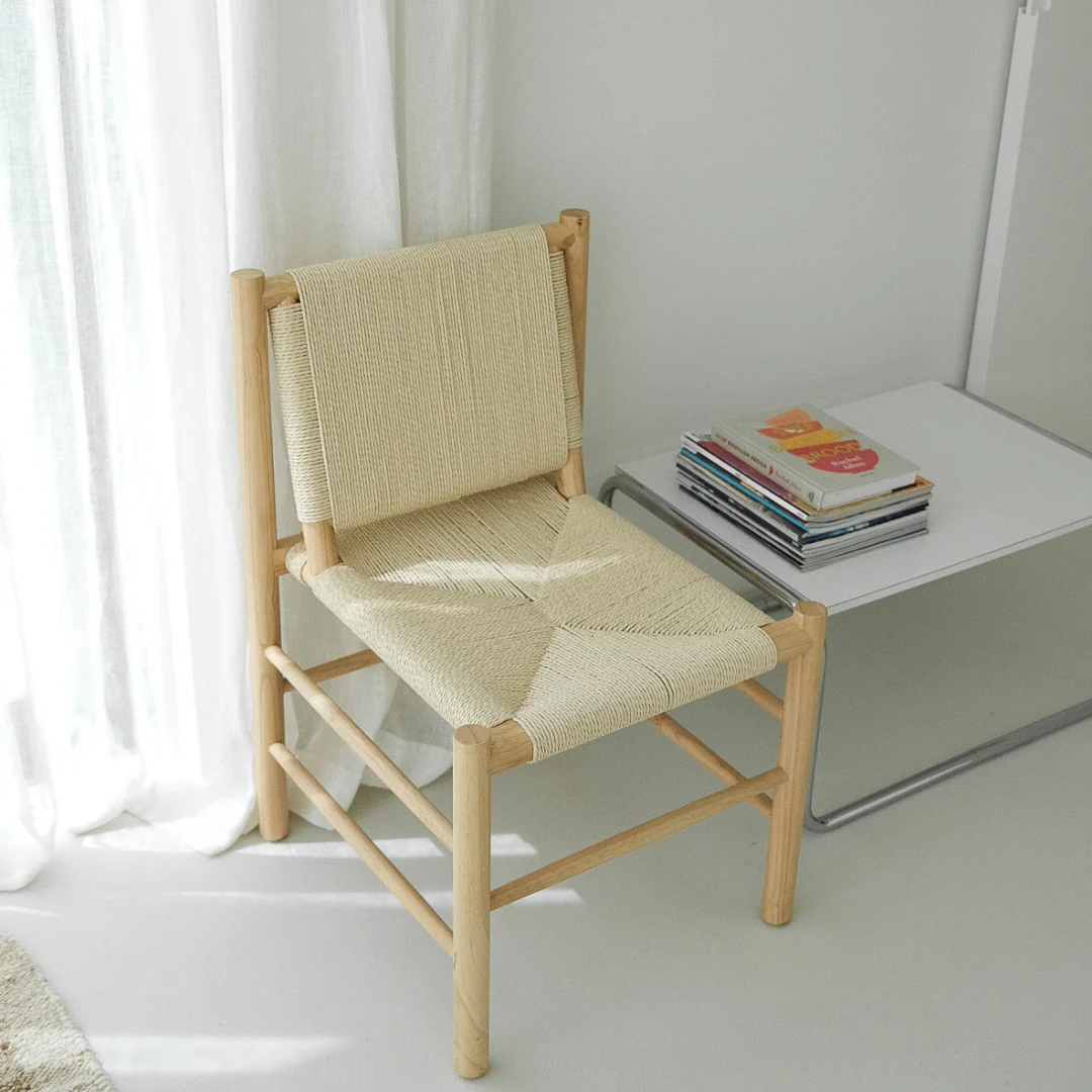 Valgomojo kėdė CHARLY, šviesaus medžio