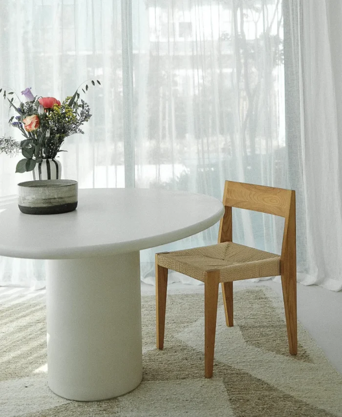 Valgomojo kėdė Chantelle, šviesi