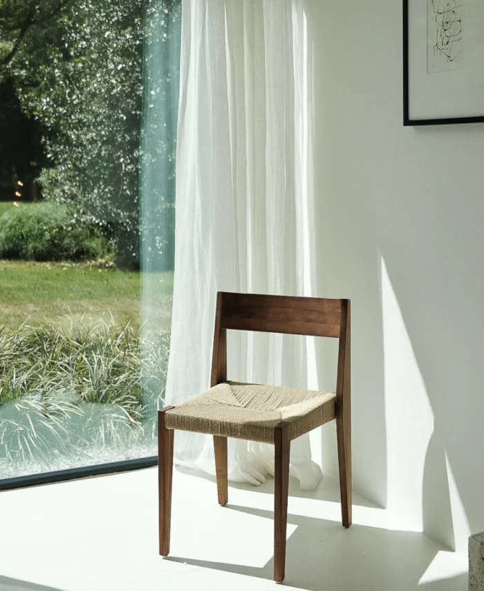 Valgomojo kėdė Chantelle, riešuto spalvos